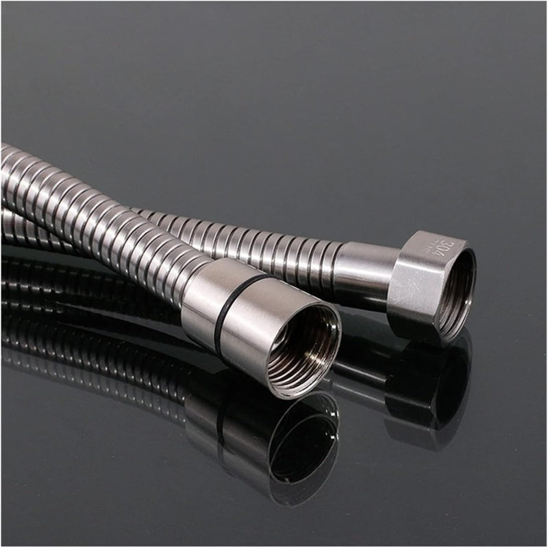 1m | 1.2m | 1.5m | High Pressure Muslim Shower Water Pipe in Stainless Steel Chrome for Bathrooms, Toilets or Wash Areas