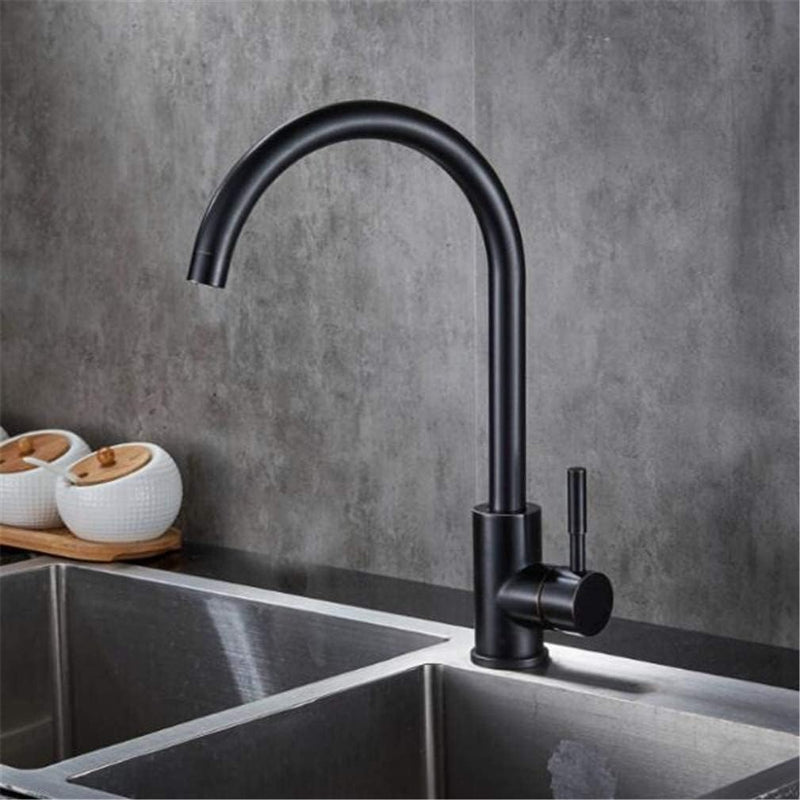 Heavy Duty Round Neck Kitchen Mixers in Stainless Steel | Matt Black, Gun Metal & Shiny Gold
