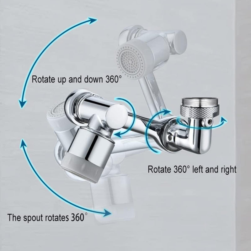 360° Rotatable Spray Attachment for Kitchen or Bathroom Mixer | Made in ABS Plastic