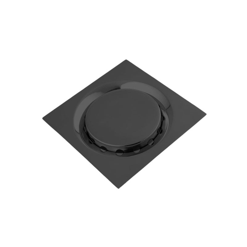 6x6" inch Floor Drain in Stainless Steel Matt Black