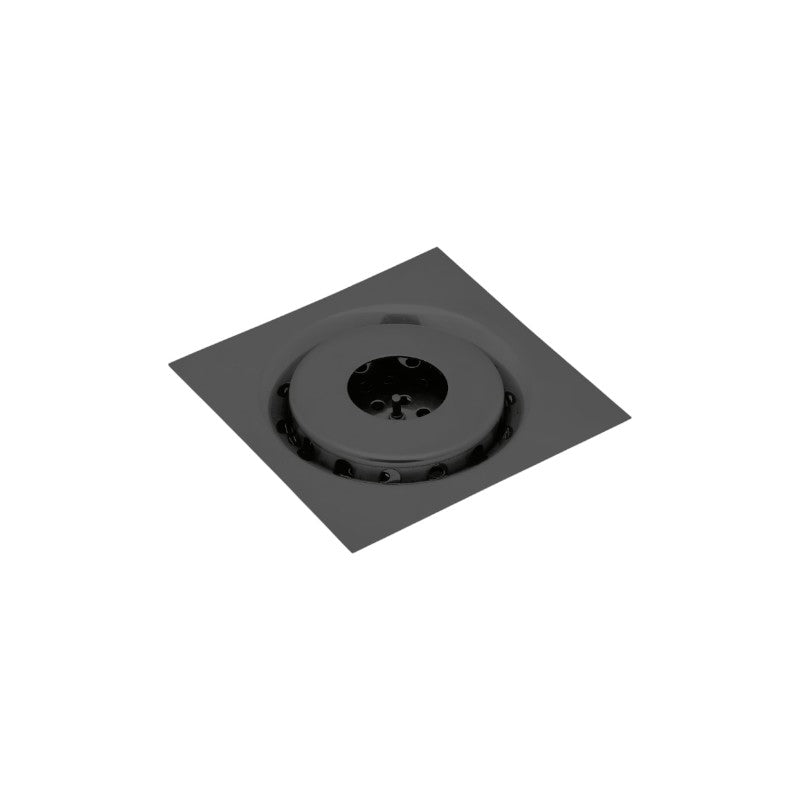 6x6" inch Floor Drain in Stainless Steel Matt Black