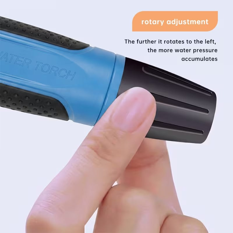 High Pressure Water Nozzel + 10 Meter Hose Pipe for Solar Panel Cleaning, Car Wash and More | ABS Plastic Nozzel with Nylon Braided High Quality Pipe