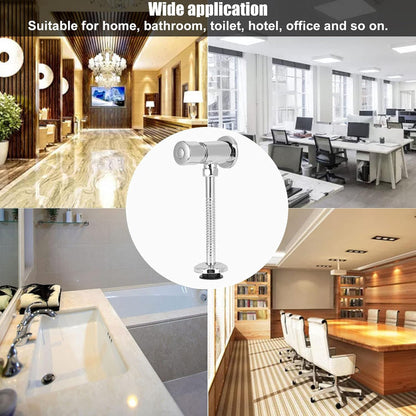 Auto Off Urinal Flush Valve in Stainless Steel Size 1/2" inch | Hand Push | Auto Off in 3 to 5 Seconds