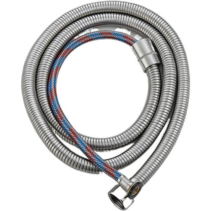 1m | 1.2m | 1.5m | High Pressure Muslim Shower Water Pipe in Stainless Steel Chrome for Bathrooms, Toilets or Wash Areas