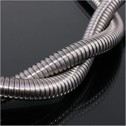 1m | 1.2m | 1.5m | High Pressure Muslim Shower Water Pipe in Stainless Steel Chrome for Bathrooms, Toilets or Wash Areas