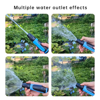 High Pressure Water Nozzel + 10 Meter Hose Pipe for Solar Panel Cleaning, Car Wash and More | ABS Plastic Nozzel with Nylon Braided High Quality Pipe