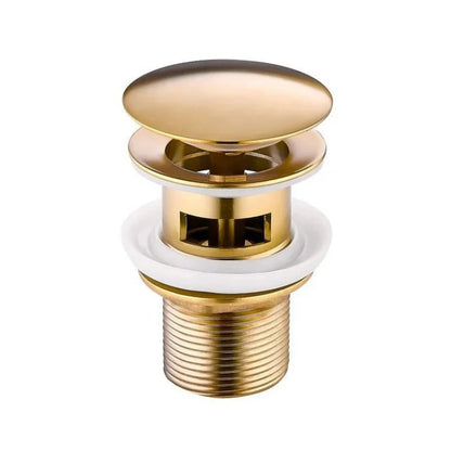 Basin Pop Up Waste 1.25" inch Stainless Steel Chrome, Black, Golden | 4"inches Length