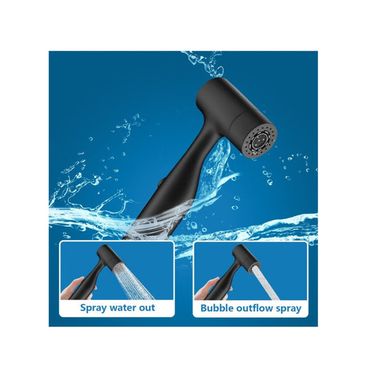 Dual Modes + Adjustable Water Flow 7" inches Toilet Shower | Durable ABS Plastic | High Water Pressure | Easy Installation
