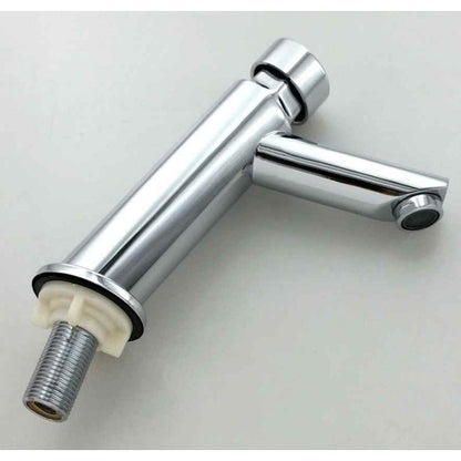 Auto Off Push Button Faucet in Brass | Auto Off in 5 to 8 Seconds | Single Line | Deck Mounted | for Bathrooms and Kitchens