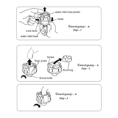 Automatic Washing Machine Pipe | Water Inlet 3 Meter Hose Pipe for Front & Top Load Machines