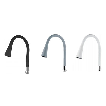 360° Flexible Rubber Neck for Faucets in Stainless Steel for Kitchen and Bathroom | Dual Function Sprayer