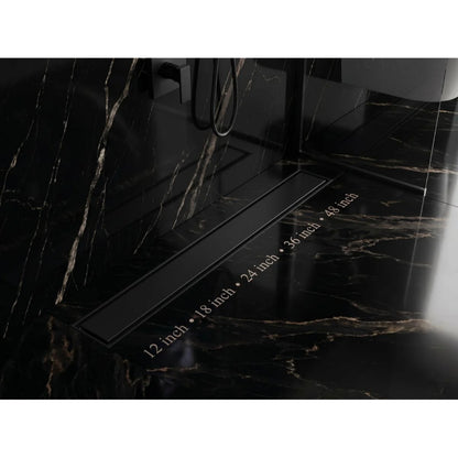 Tile Insert Linear Floor Drain in Stainless Steel
