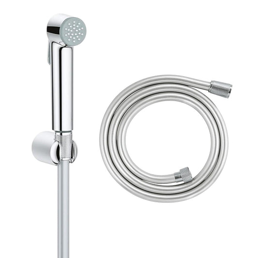 Premium Muslim Shower Set 6"inches Shower Head + 1.2m PVC Pipe | High Water Pressure | Easy Installation | Bathroom and Toilets