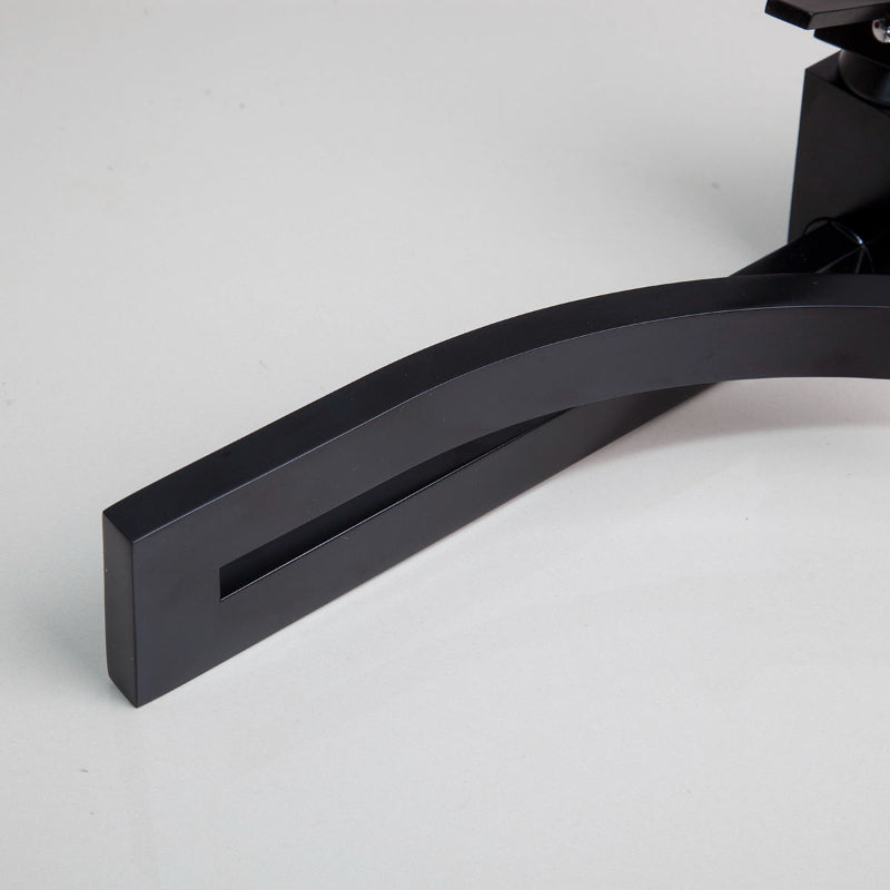 Waterfall 360° Moveable Faucet in All Black for Bathroom and Wash Basin | Stainless Steel | Hot and Cold Mixer