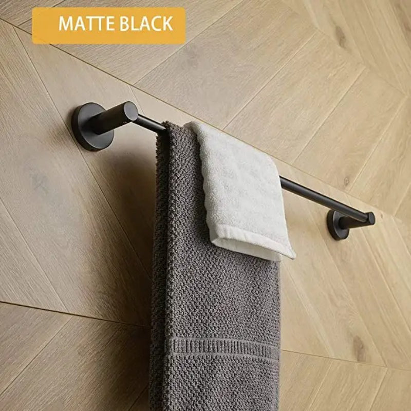Wesda 24" inches Towel Bar in Stainless Steel Matt Black