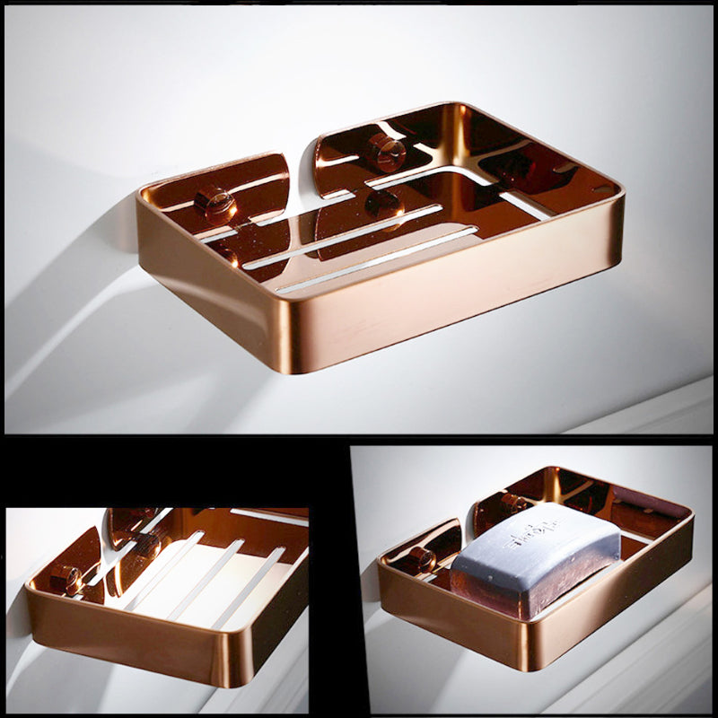 Premium Soap Dish and Organizer in Heavy Duty 304 SUS Stainless Steel for Bathrooms, Wash Areas | Wall Mounted