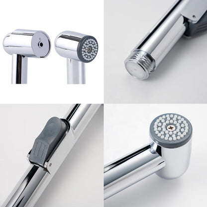 Premium Muslim Shower Head 7"inches in Chrome | Durable ABS Plastic | High Water Pressure | Easy Installation