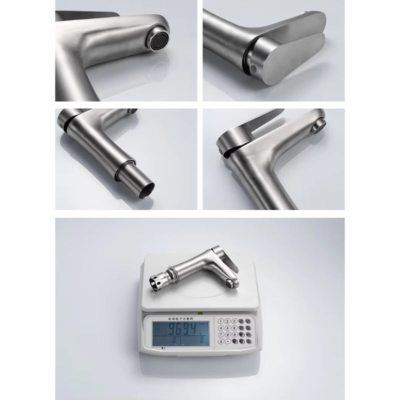 Basin Mixer in Stainless Steel | Hot & Cold Mixer | Easy Installation