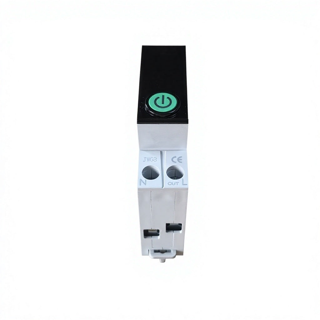 Switchora Smart WiFi Meter Rail 1P 63A – Unit Lock, Digital Screen, Energy Monitor, Tuya App