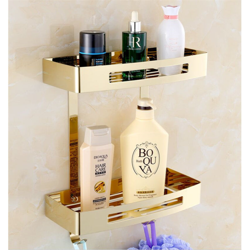Bathroom Straight Shelf in Stainless Steel