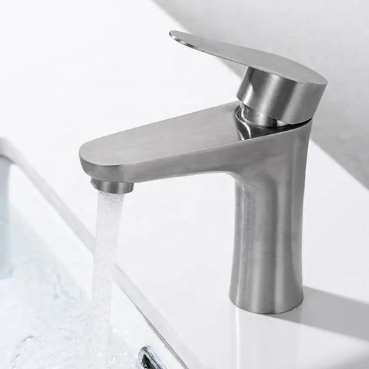 Basin Mixer in Stainless Steel | Hot & Cold Mixer | Easy Installation