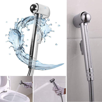 Premium Muslim Shower Head 7"inches in Chrome | Durable ABS Plastic | High Water Pressure | Easy Installation