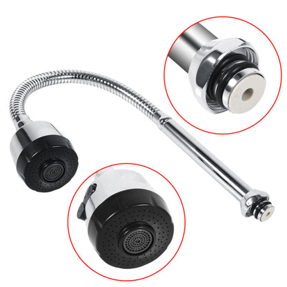 360° Flexible Neck for Faucets in Stainless Steel for Kitchen and Bathroom | Dual Function Sprayer