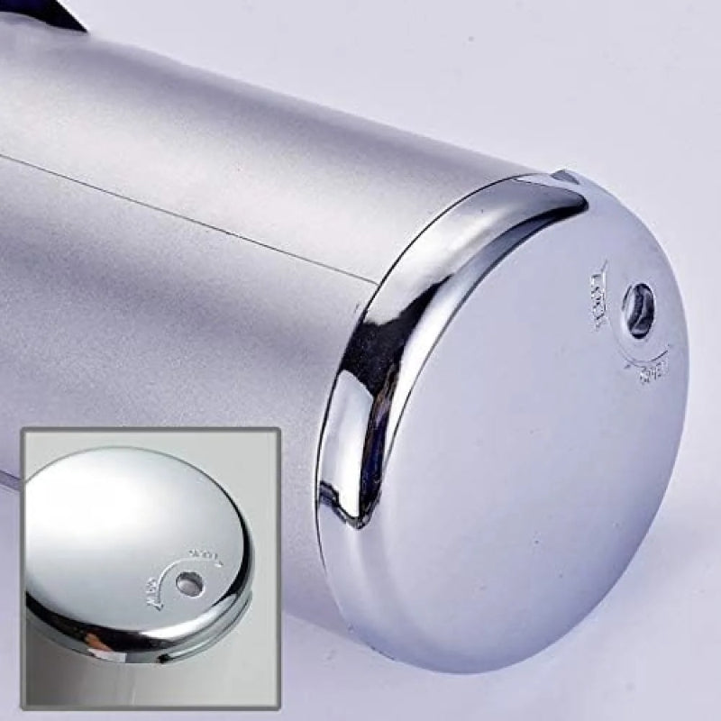 500ml Liquid Soap Lever Dispenser in Chrome Matt Finish ABS Plastic