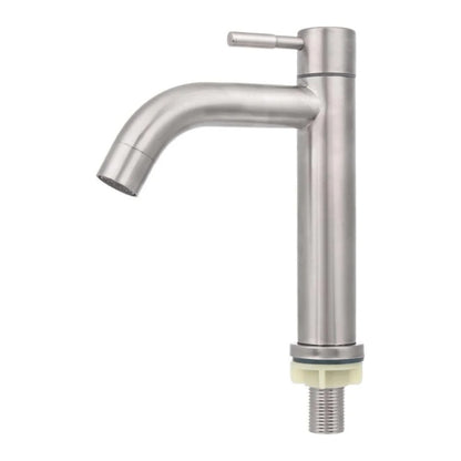 Top Pillar Cock in Stainless Steel for Kitchen and Bathrooms | Single Line