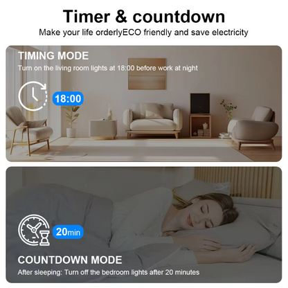 Switchora Smart WiFi Circuit Breaker 2P 63A – Leakage Protection, Energy Meter, Tuya Smart Life