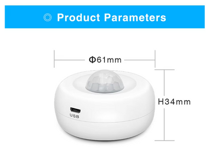 Smart Wi-fi 360 Degree PIR Human Body Sensor
