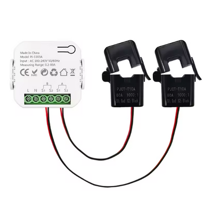 Smart Wi-fi Energy Meter Bidirectional 2 Channel Export and Import Power