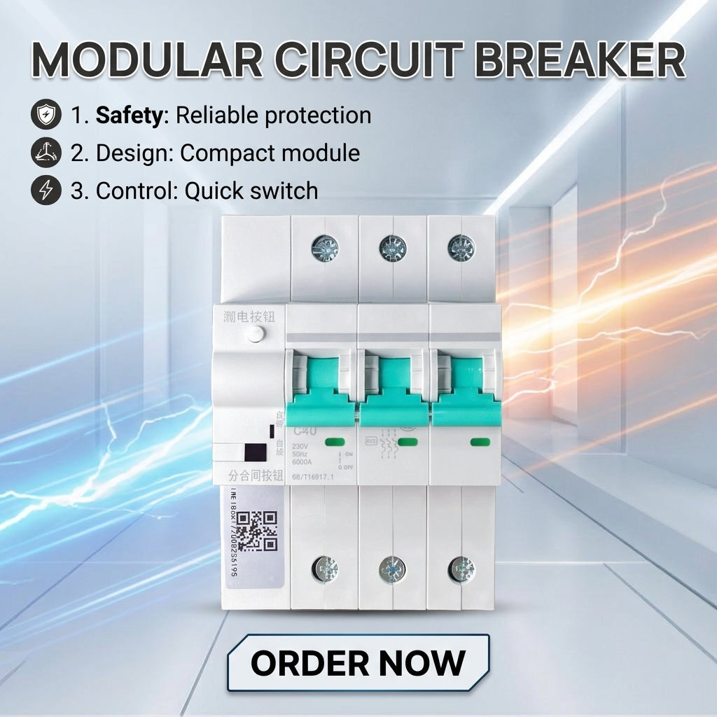 Switchora Smart WiFi Circuit Breaker 3 Phase 63A – MCB DIN Rail, Remote Control, Tuya Smart Life