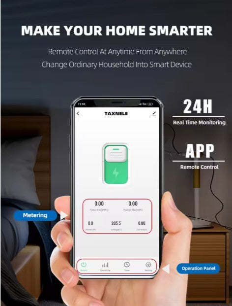 Switchora 1P+N WIFI Smart Switch Energy Meter KWh Metering Monitoring Circuit Breaker Timer Relay MCB TUYA Smart Life