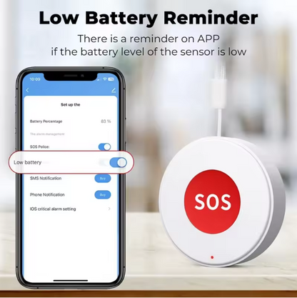 Smart WiFi SOS Emergency Button Elderly and Children
