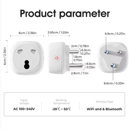 Smart Wi-fi Heavy Duty 3 Pin Power Plug 16A