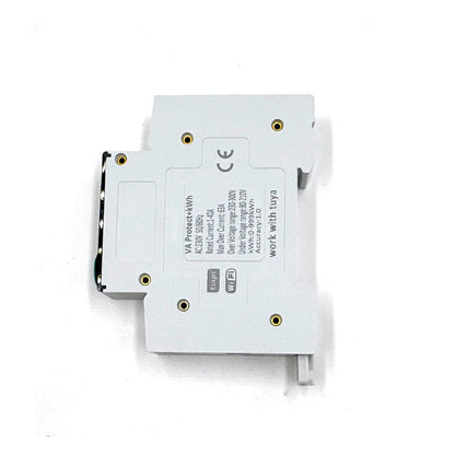 Switchora Smart WiFi Meter Rail 1P 63A – Unit Lock, Digital Screen, Energy Monitor, Tuya App