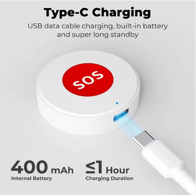 Smart WiFi SOS Emergency Button Elderly and Children