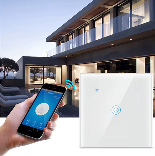 Smart Wi-fi Wall Touch Switch (White & Black)