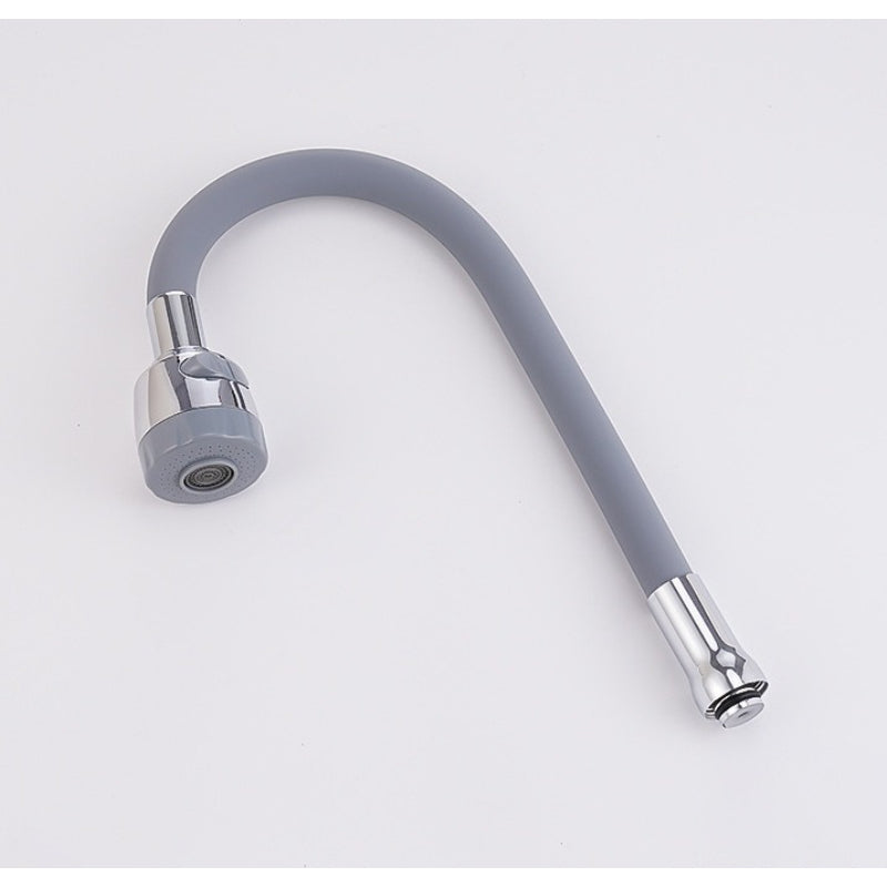 360° Flexible Rubber Neck for Faucets in Stainless Steel for Kitchen and Bathroom | Dual Function Sprayer