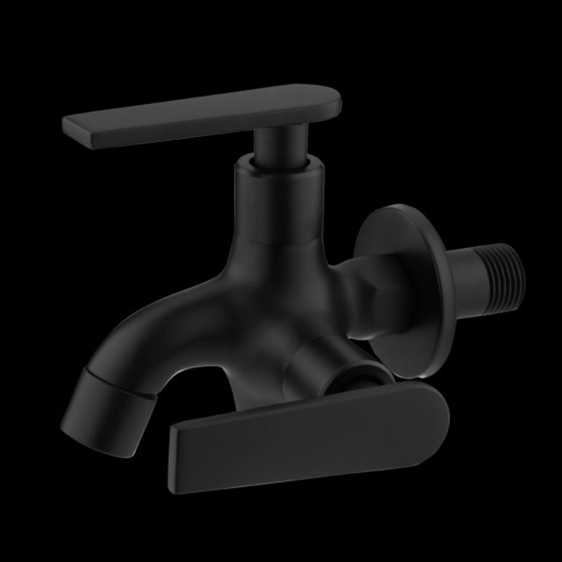 Double Bibcock in 304 Stainless Steel for Toilet Shower, Bathrooms & Wash Areas