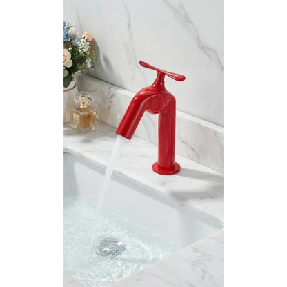 Fancy Basin Mixer in Brass | Hot and Cold Mixer