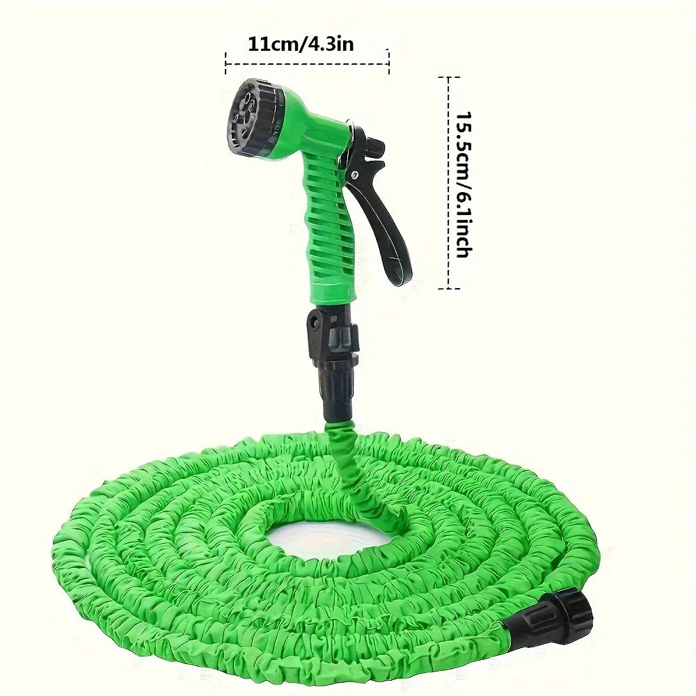 Magic Hose Strechable 100ft Water Pipe with Multi-Function Sprayer for Gardens, Pet Cleaning, Car Wash