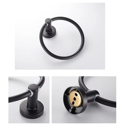 Wesda Towel Ring Stainless Steel in Matt Black