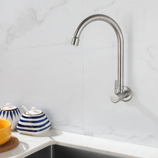 Sink Cock in Stainless Steel in 10" inches | Single Line