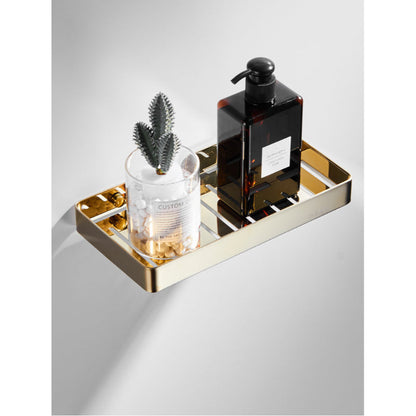 Premium Soap Dish and Organizer in Heavy Duty 304 SUS Stainless Steel for Bathrooms, Wash Areas | Wall Mounted