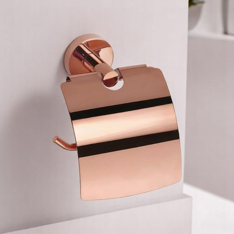 Wesda Toilet Tissue Roll Holder Rose Gold in Stainless Steel