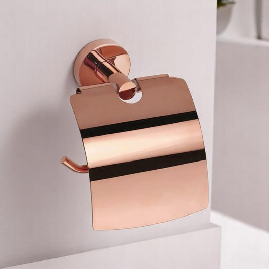 Wesda Toilet Tissue Roll Holder Rose Gold in Stainless Steel