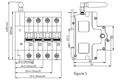 Switchora Smart WiFi Circuit Breaker 3 Phase 63A – MCB DIN Rail, Remote Control, Tuya Smart Life