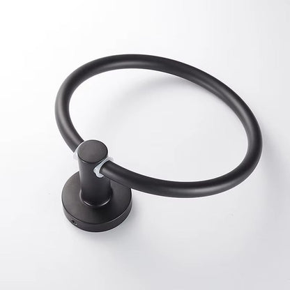 Wesda Towel Ring Stainless Steel in Matt Black